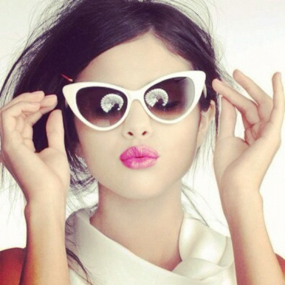 🕶SOLD🕶 Tom Ford Nikita Ivory Cat-Eye Sunglasses